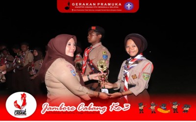 Gudep Zaid bin Tsabit MTsN 3 BS Raih Juara 3 Pentas Seni pada Jambore Cabang ke-3 tahun 2024