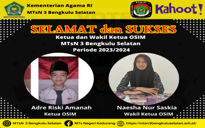 Pesta Demokrasi Pemilihan Pengurus OSIM MTsN 3 Bengkulu Selatan,  E-Voting, dan Pengamalan Pancasila